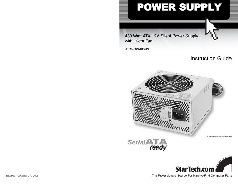 StarTech.com ATXPOW480HS Manuel