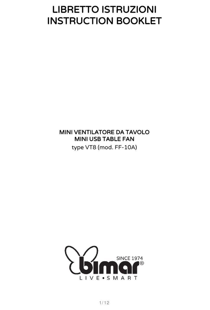 Bimar VT8 Manuel utilisateur