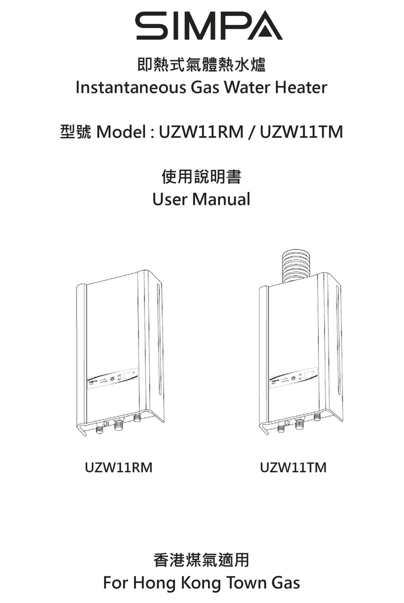 SIMPA UZW11RM Manuel utilisateur