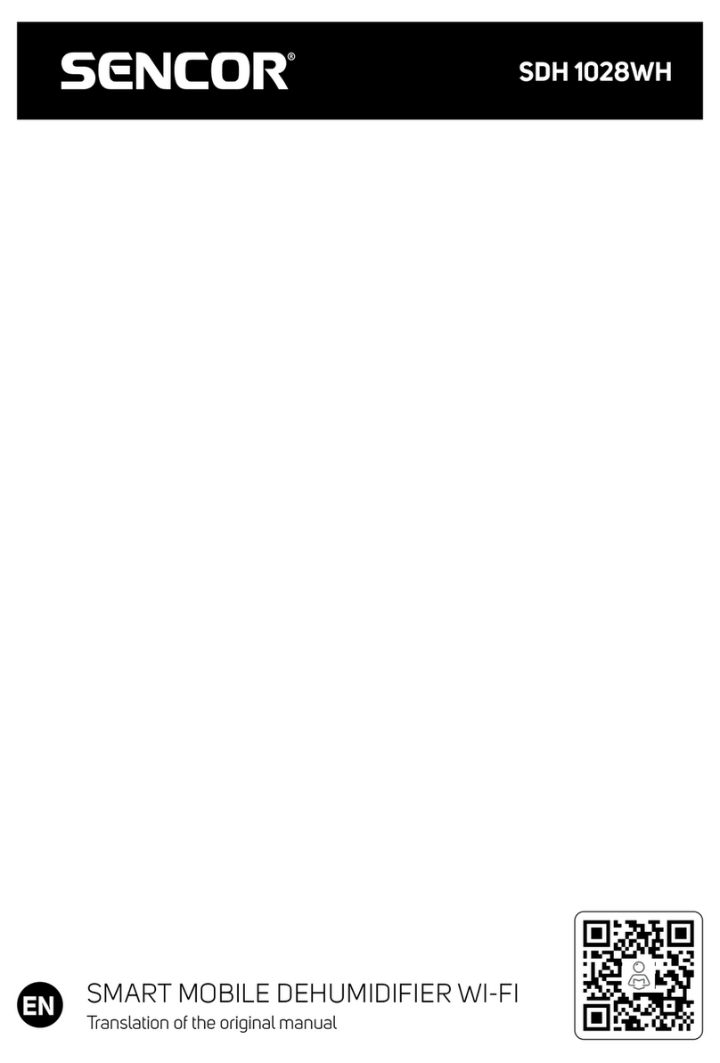 Sencor SDH 1028WH Instructions de fonctionnement