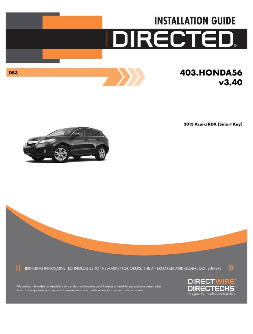 Directed Directechs DB3 Manuel utilisateur