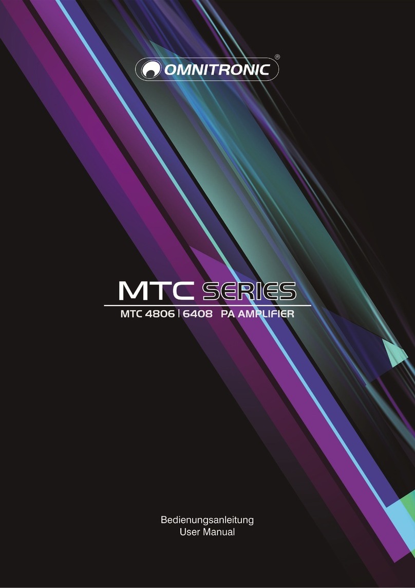 Omnitronic MTC Series Manuel utilisateur