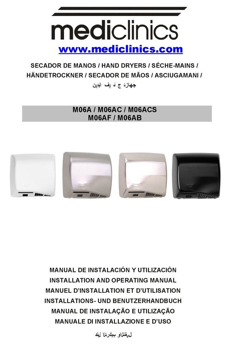 Mediclinics M06A Manuel utilisateur