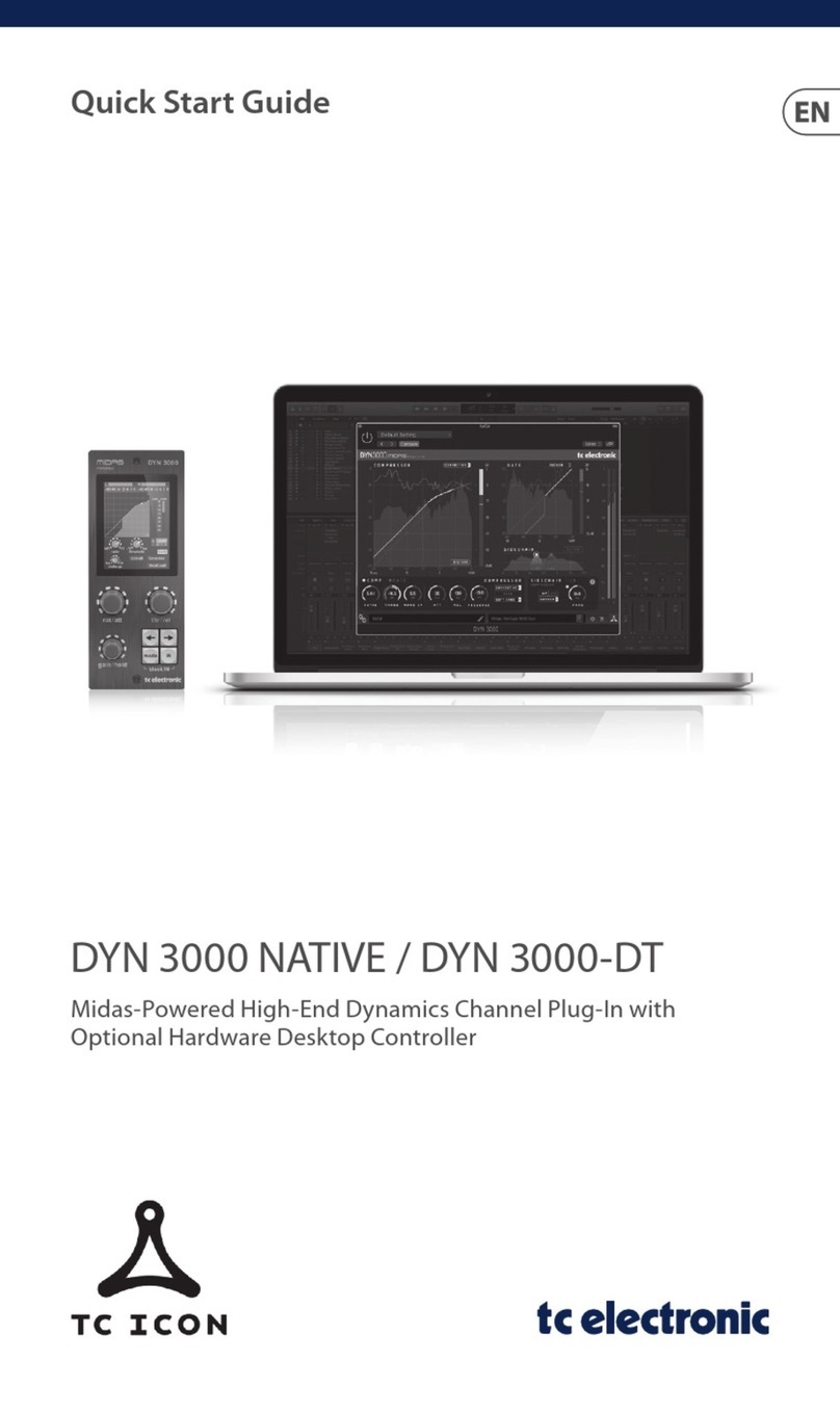 TC Electronic DYN 3000 NATIVE Manuel utilisateur