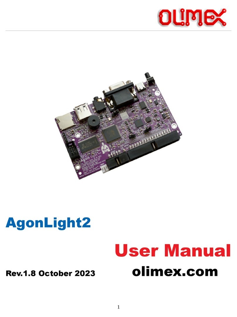 OLIMEX AgonLight2 Manuel utilisateur