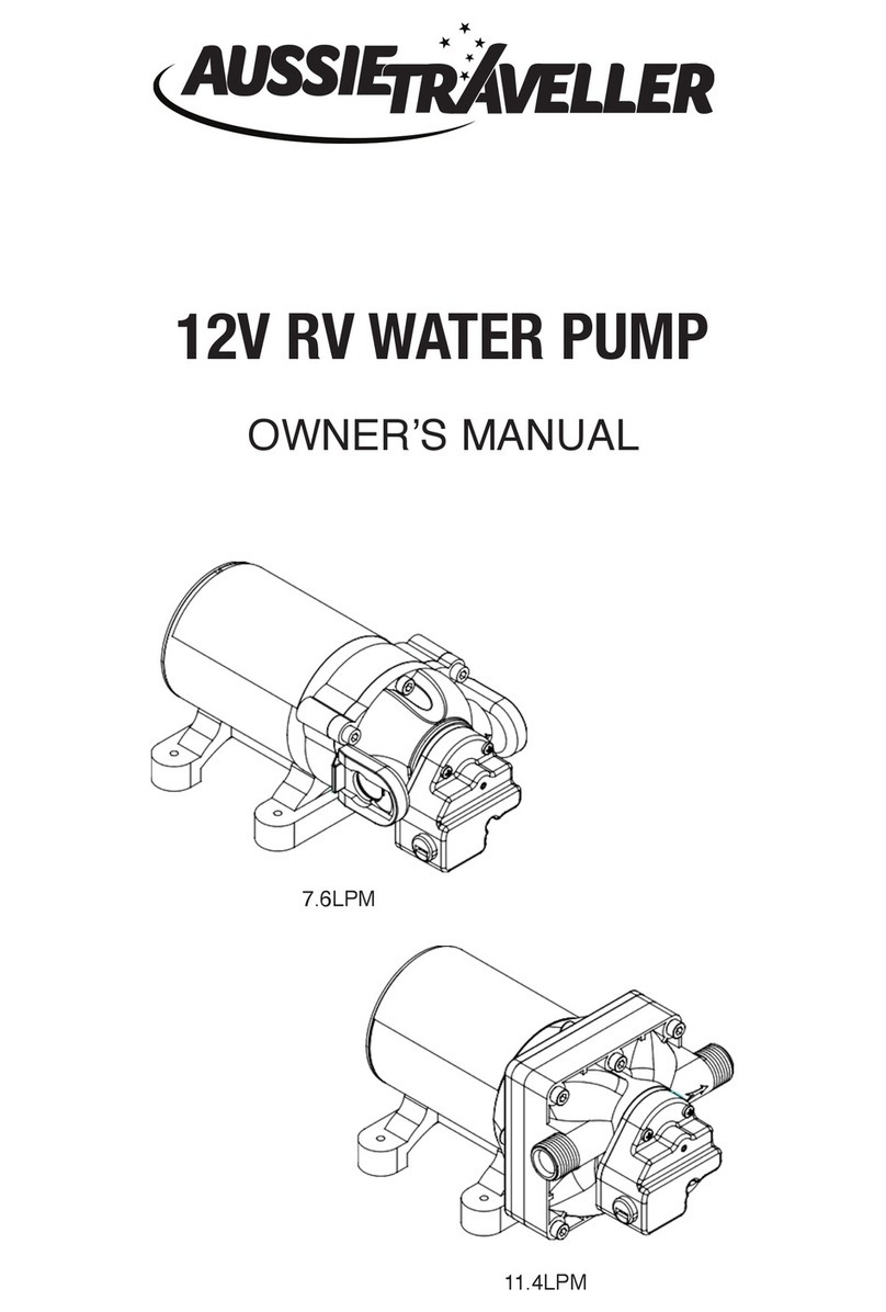 Aussie Traveller 7.6LPM Manuel utilisateur
