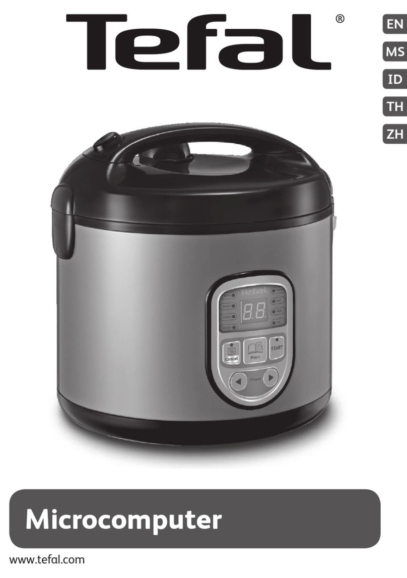 TEFAL MICROCOMPUTER Manuel utilisateur