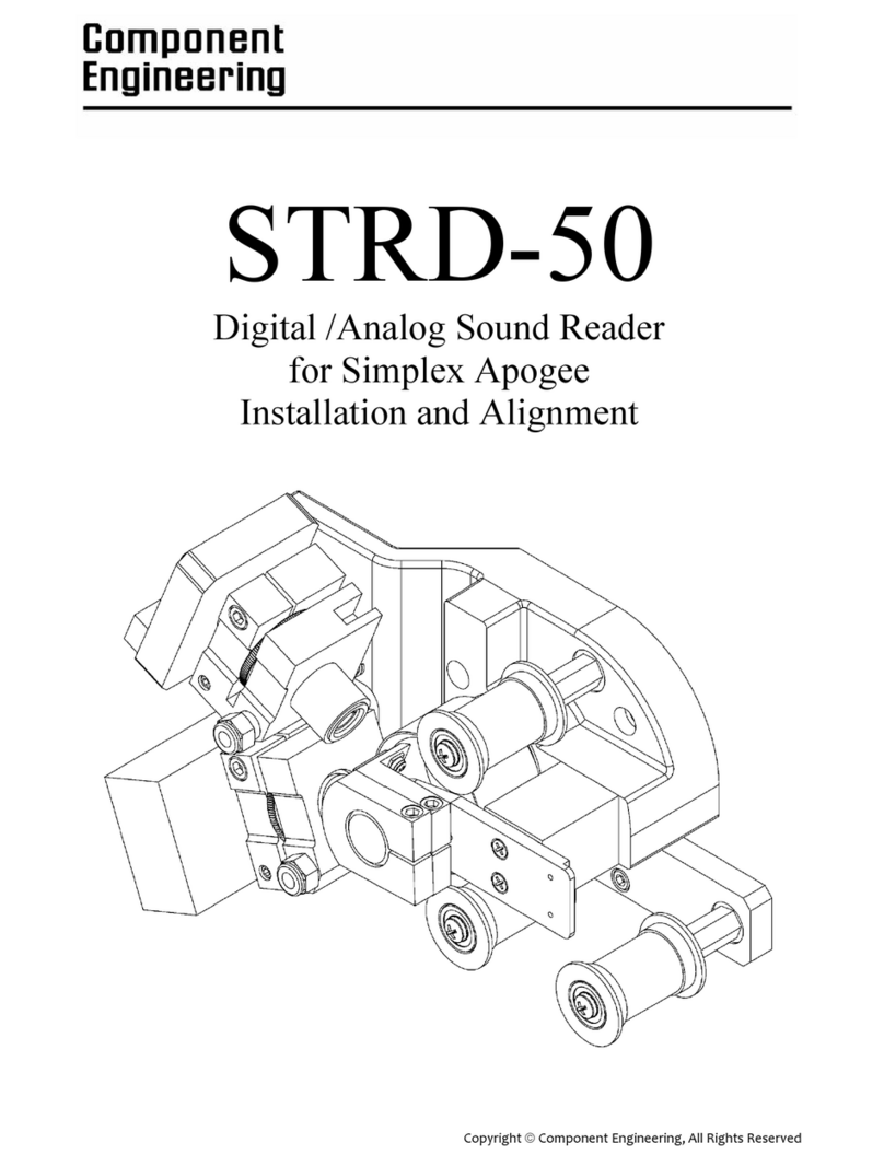Component Engineering STRD-50 Manuel utilisateur