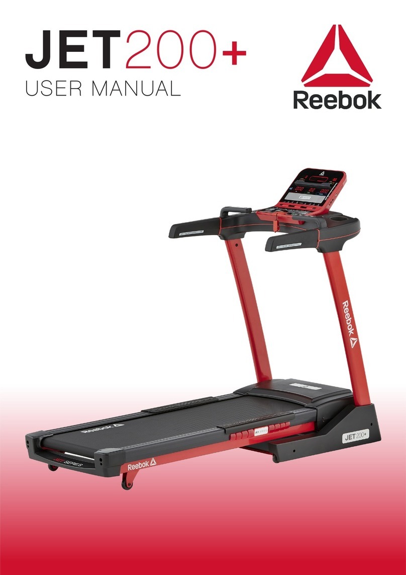 Reebok JET200+ Manuel utilisateur