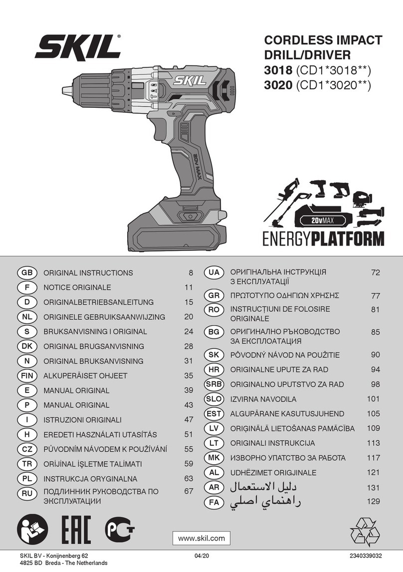 Skil 3018 Manuel utilisateur