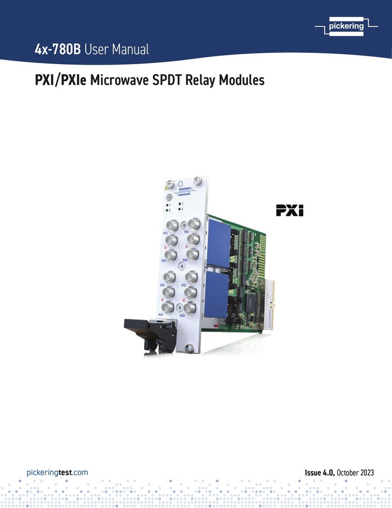 Pickering 4x-780B Manuel utilisateur