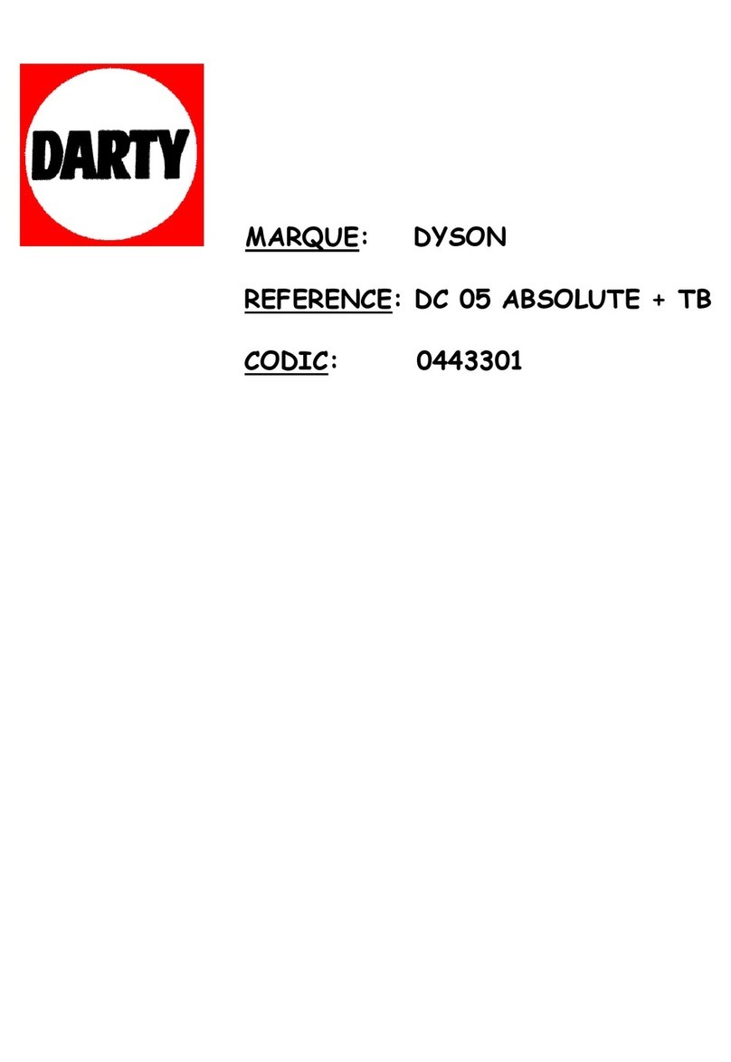 Dyson DC05 Manuel utilisateur
