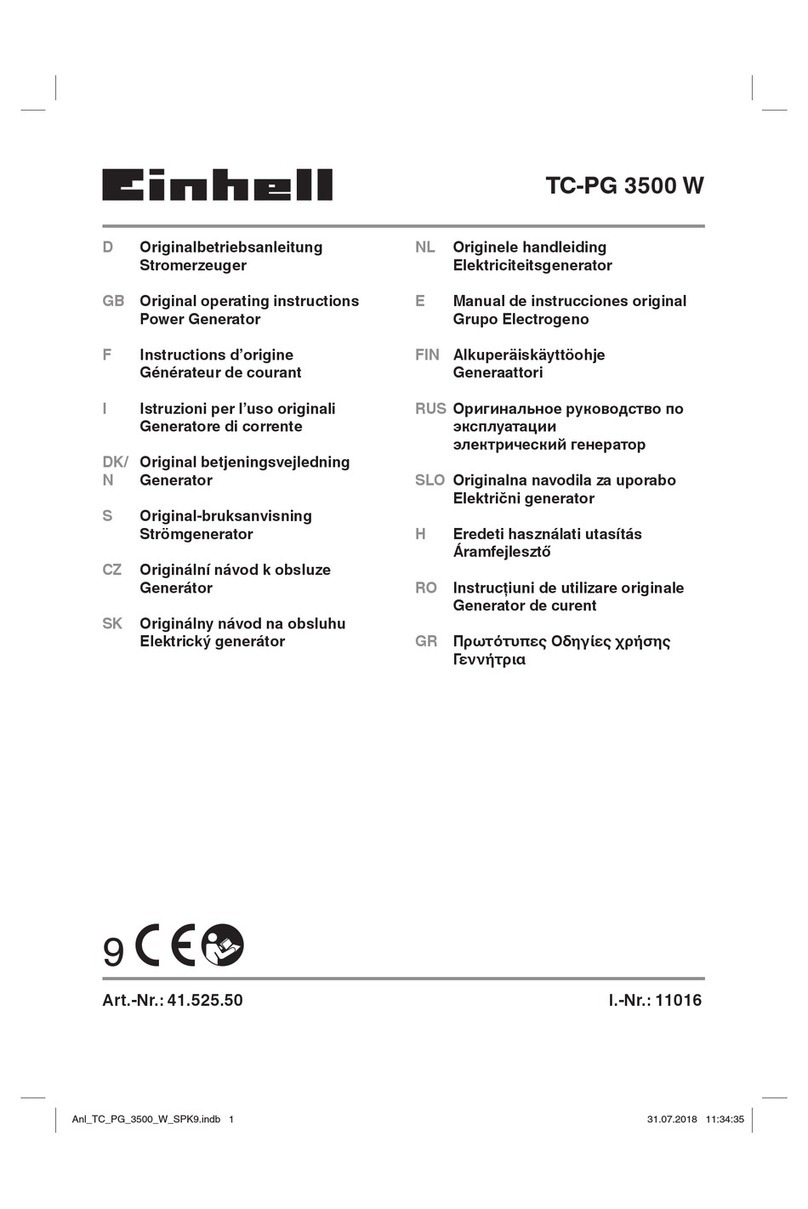EINHELL TC-PG 3500 W Manuel utilisateur