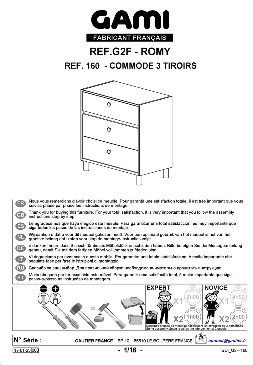 Gami ROMY G2F Manuel utilisateur Gami ROMY G2F Manuel utilisateur