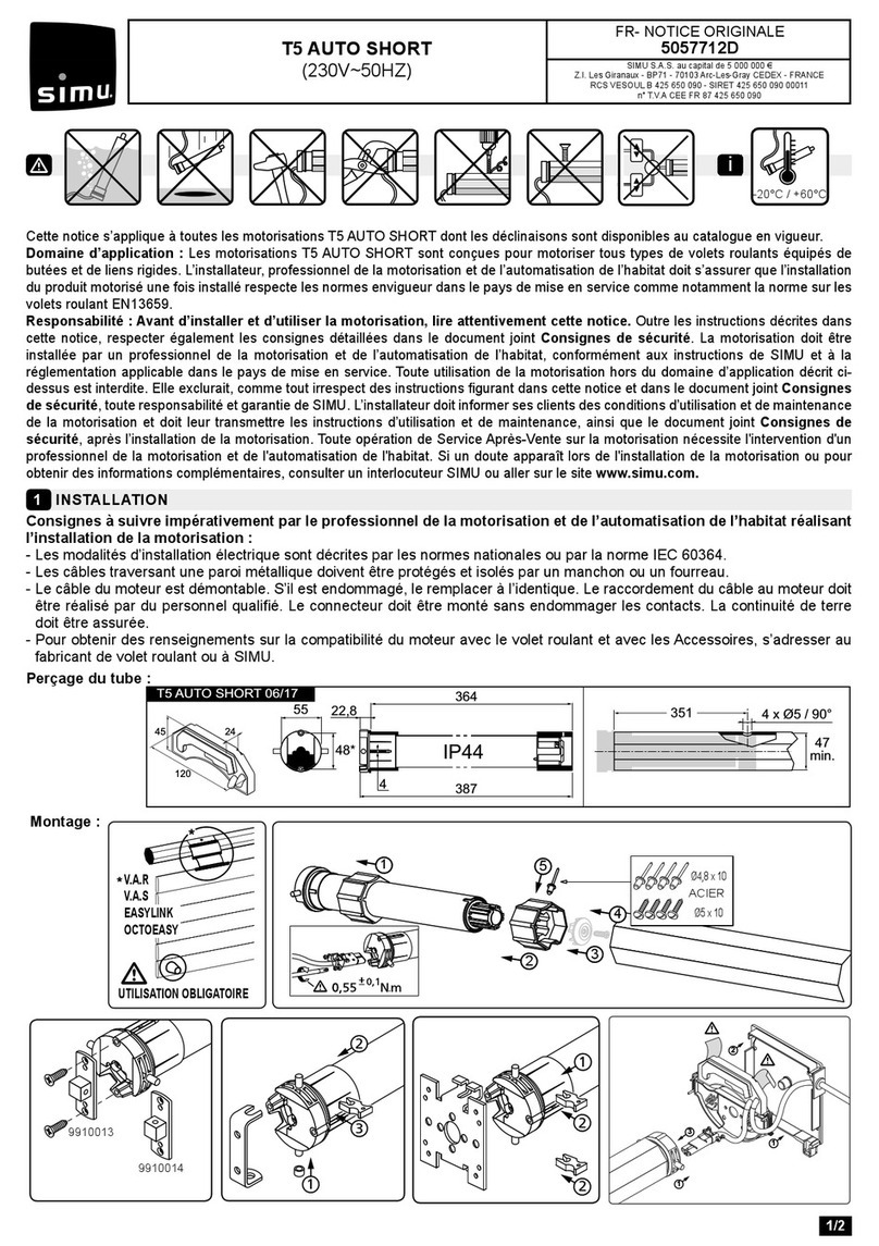 Simu 5057712D Manuel utilisateur