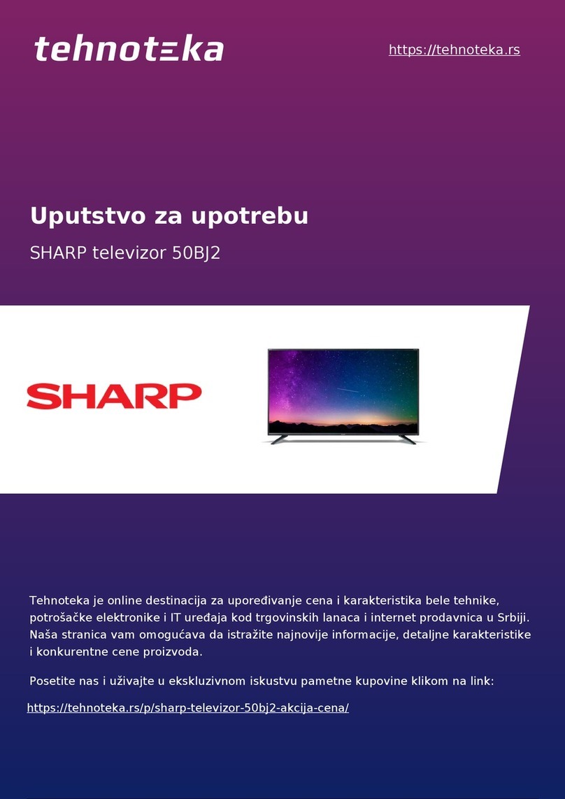 Sharp 50BJ2 Manuel utilisateur