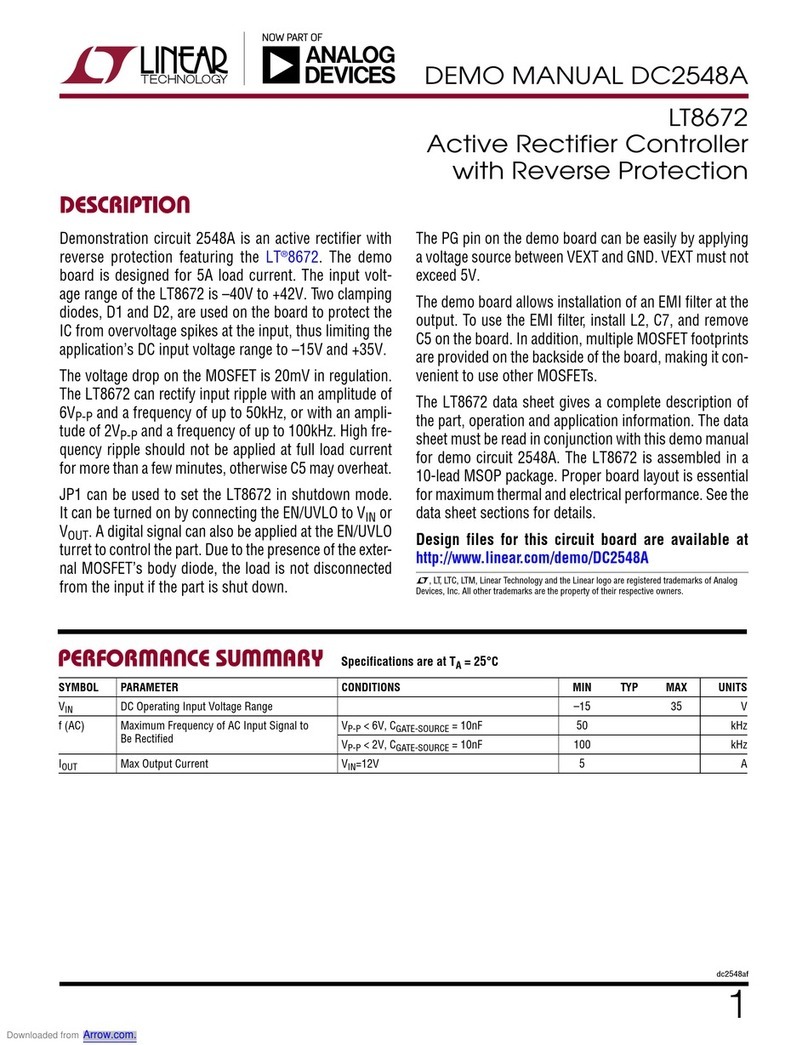 Linear Technology DC2548A Guide de configuration rapide