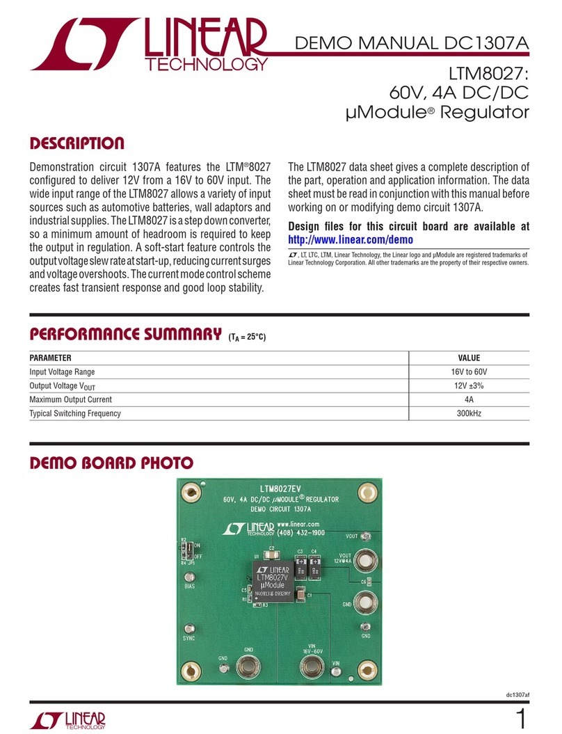 Linear Technology DC1307A Guide de configuration rapide