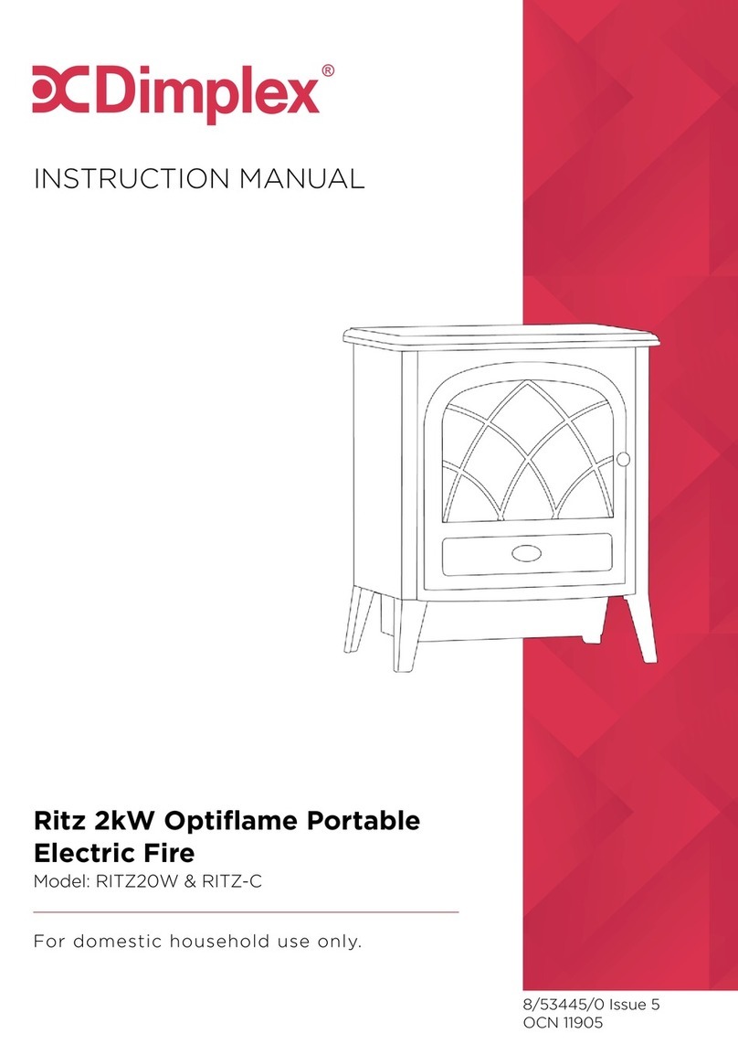 Dimplex RITZ20W Manuel utilisateur