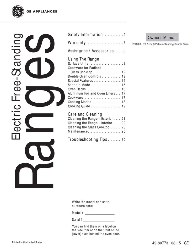 GE PCB98 Manuel utilisateur