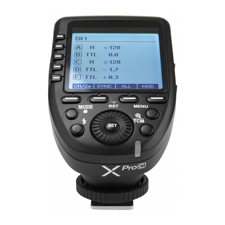 Godox XProC Manuel utilisateur