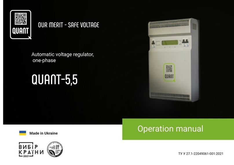 QUANT QUANT-5,5 Manuel utilisateur