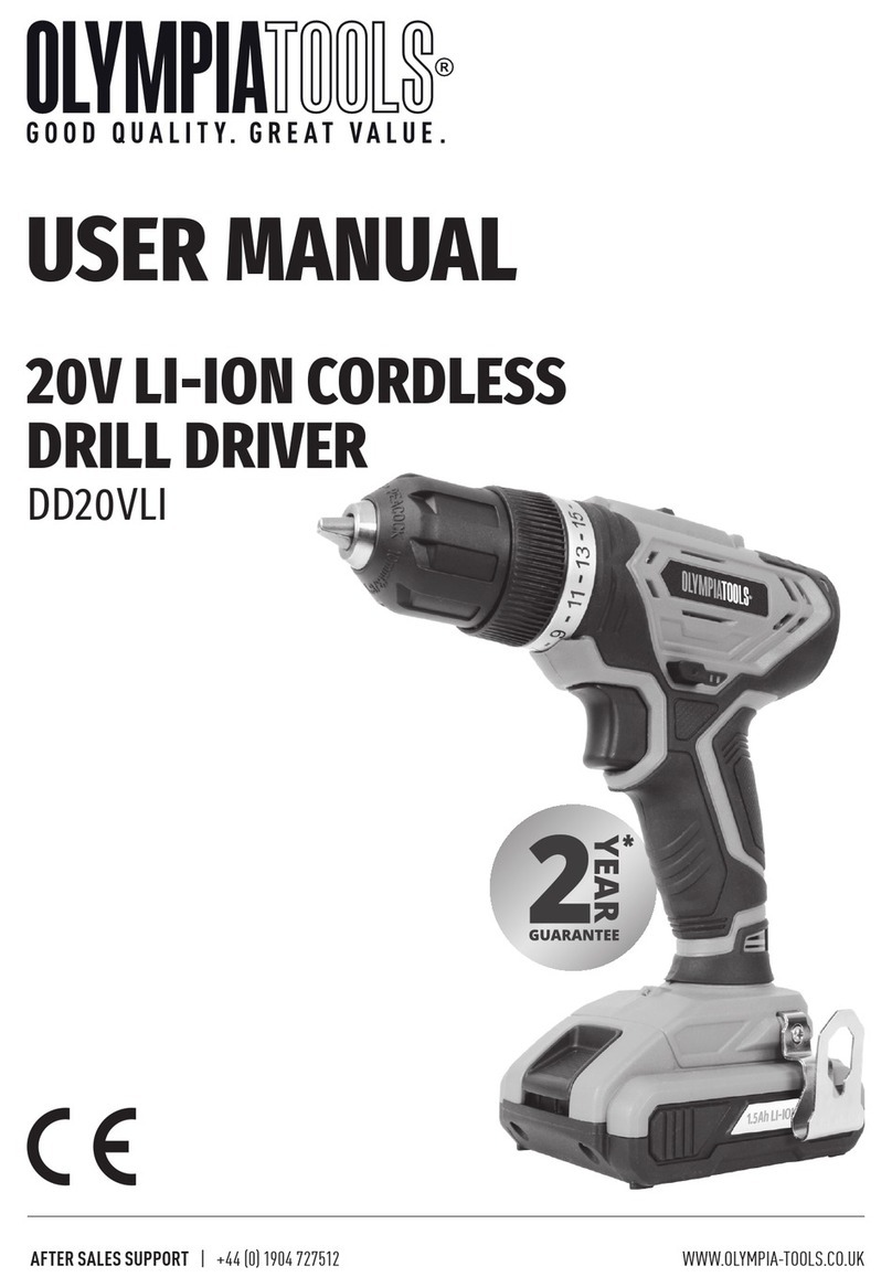 Olympia Tools DD20VLI Manuel utilisateur