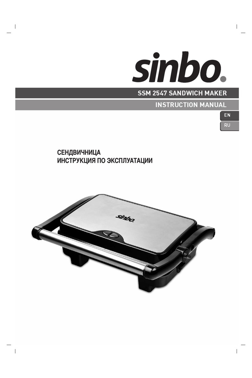 Sinbo SSM 2547 Manuel utilisateur