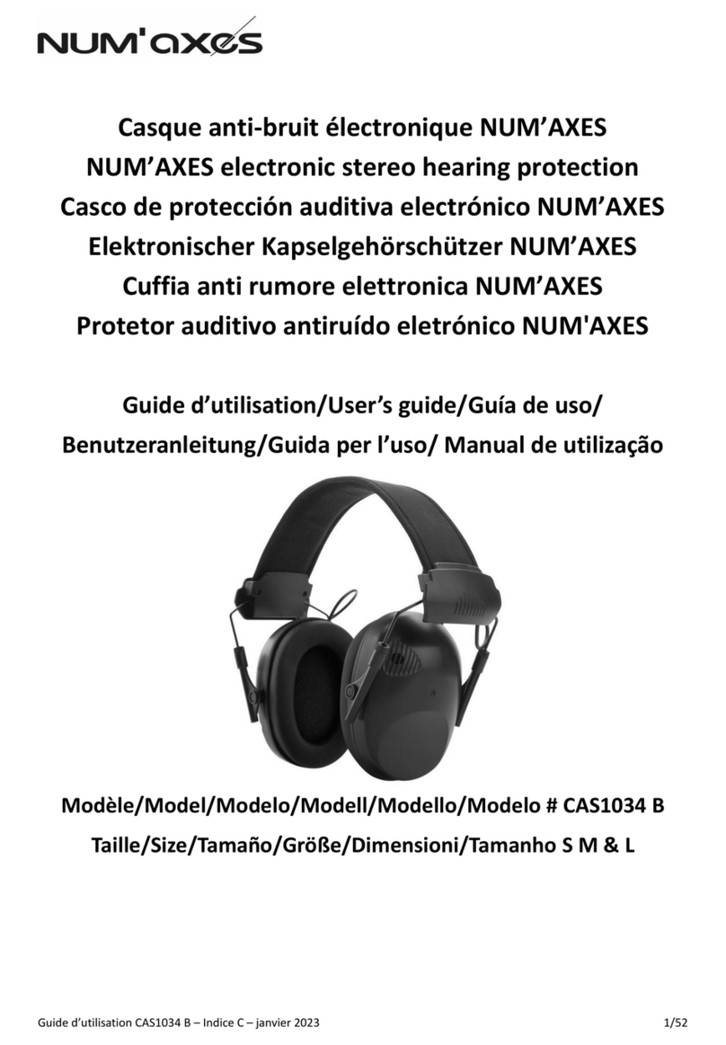 Num'axes CAS1034 Manuel utilisateur