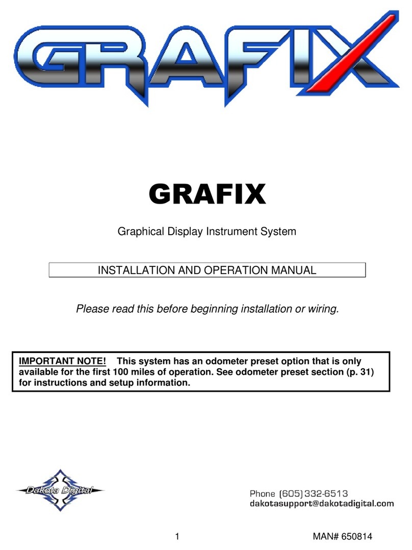 Dakota Digital GRAFIX Manuel utilisateur