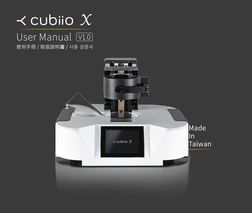 cubiio X1 Manuel utilisateur