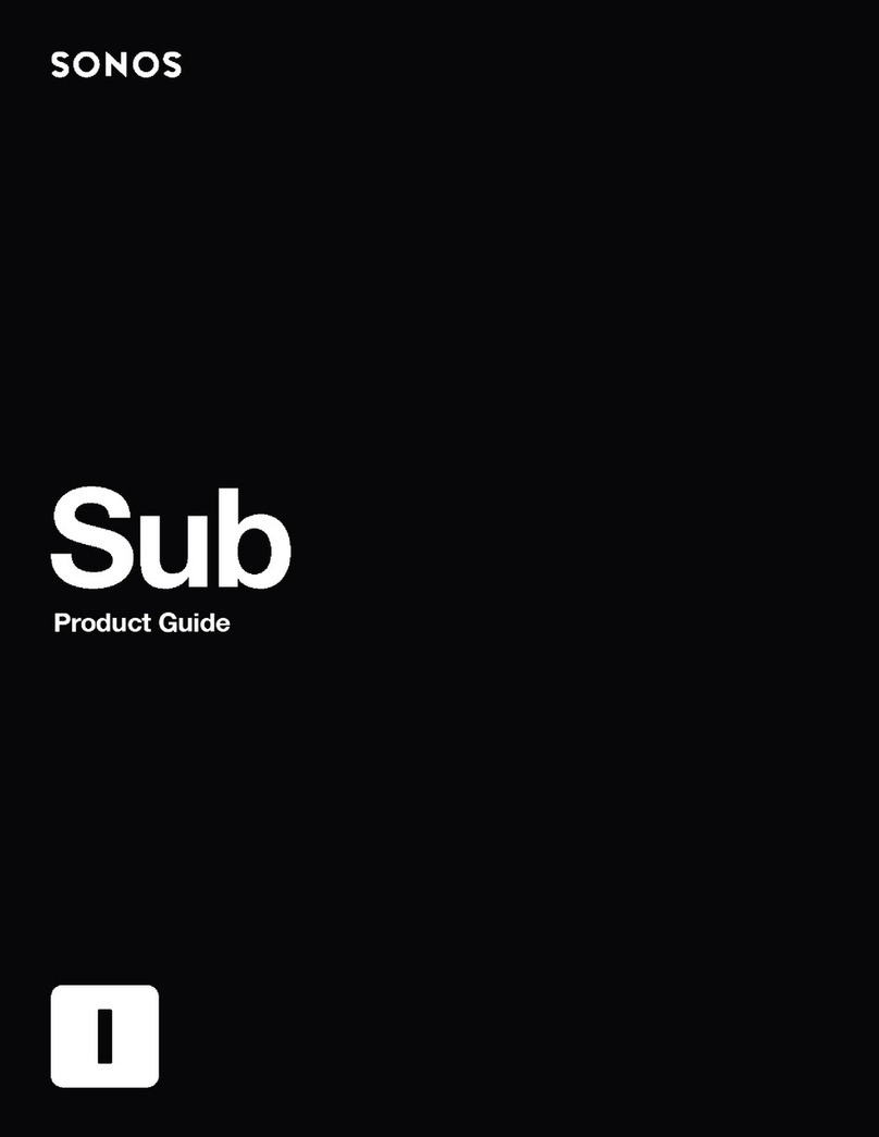 Sonos SUB Manuel utilisateur