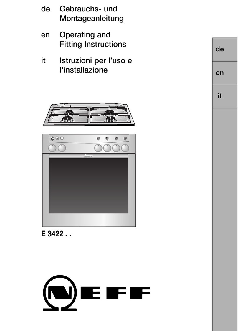 NEFF E 3422 Series Manuel utilisateur