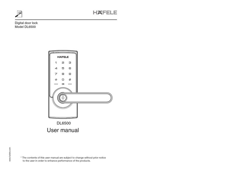 Häfele DL6500 Manuel utilisateur