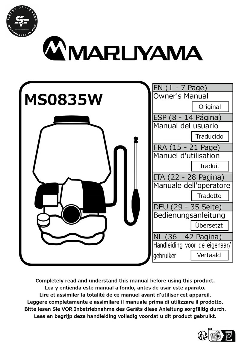 Maruyama MS0835W Manuel utilisateur