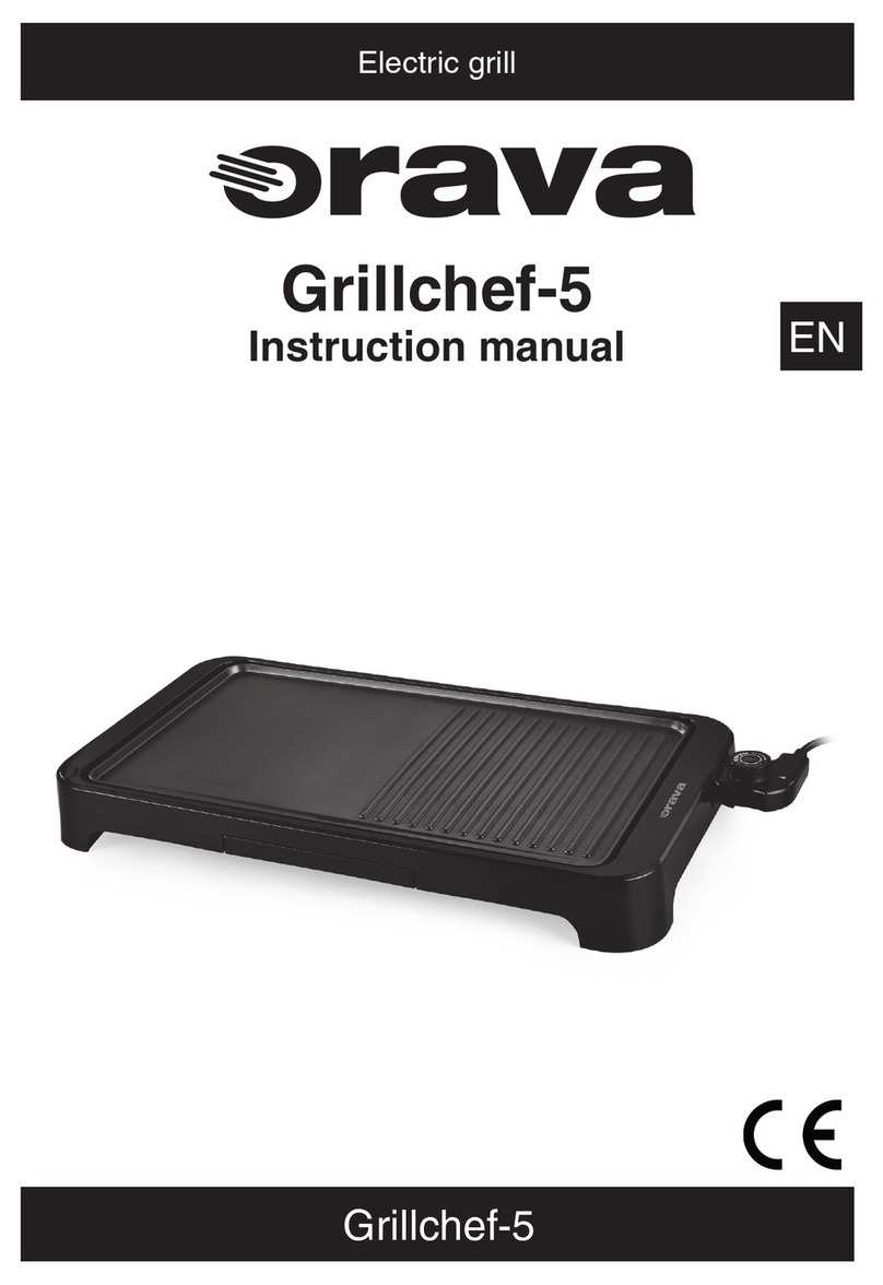 Orava Grillchef-5 Manuel utilisateur