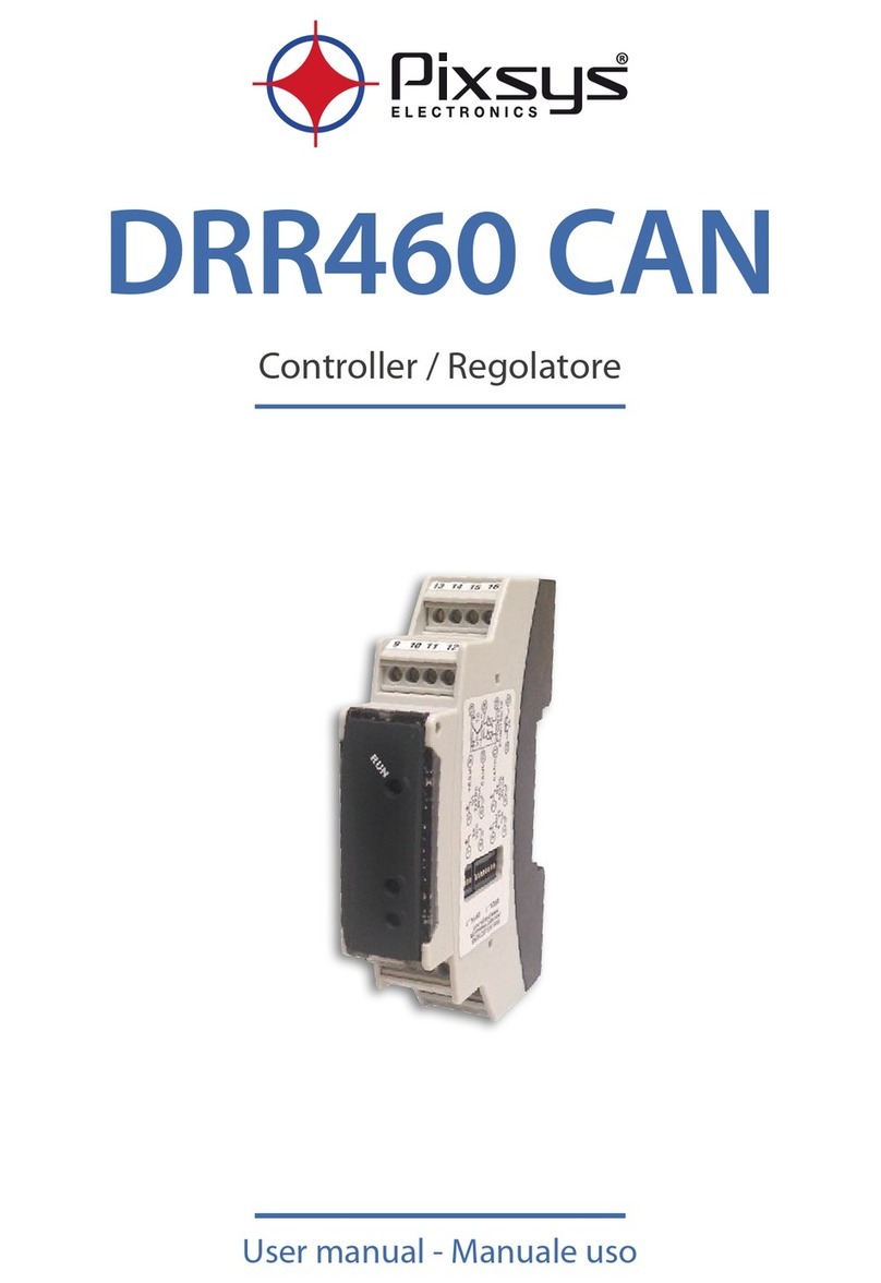 Pixsys DRR460 Series Manuel utilisateur Pixsys DRR460 Series Manuel utilisateur