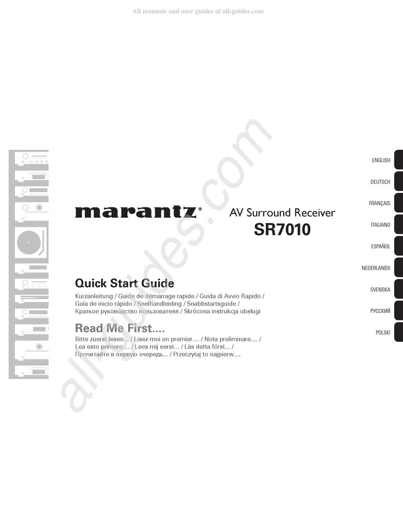 Marantz SR7010 Manuel utilisateur