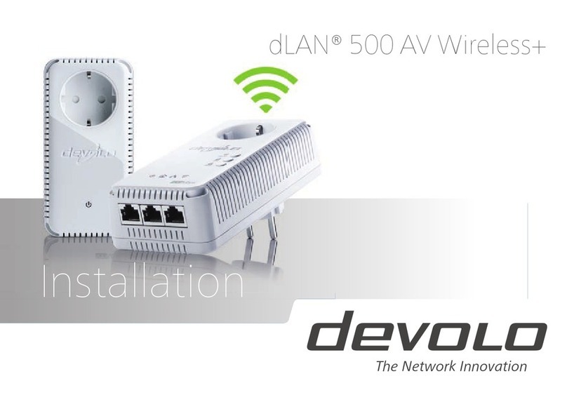 Devolo dLAN 500 AV Wireless+ Manuel utilisateur