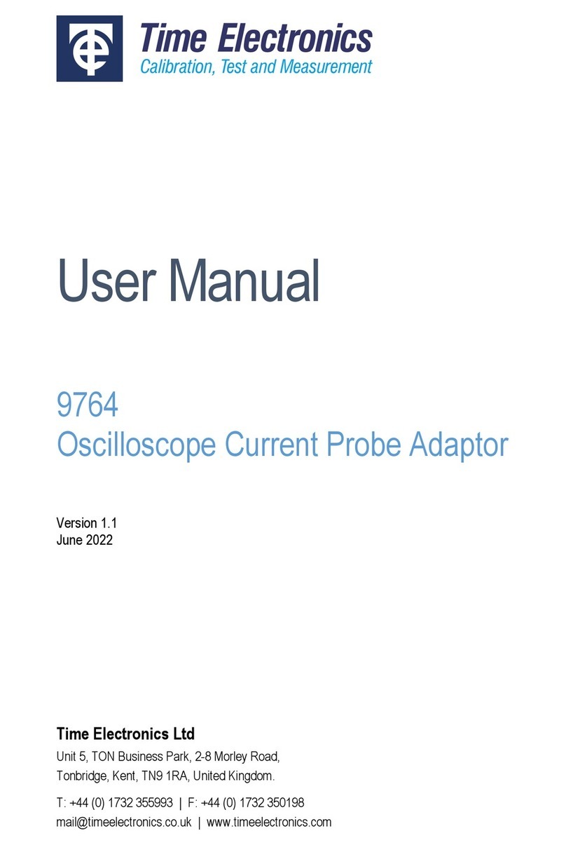 Time Electronics 9764 Manuel utilisateur