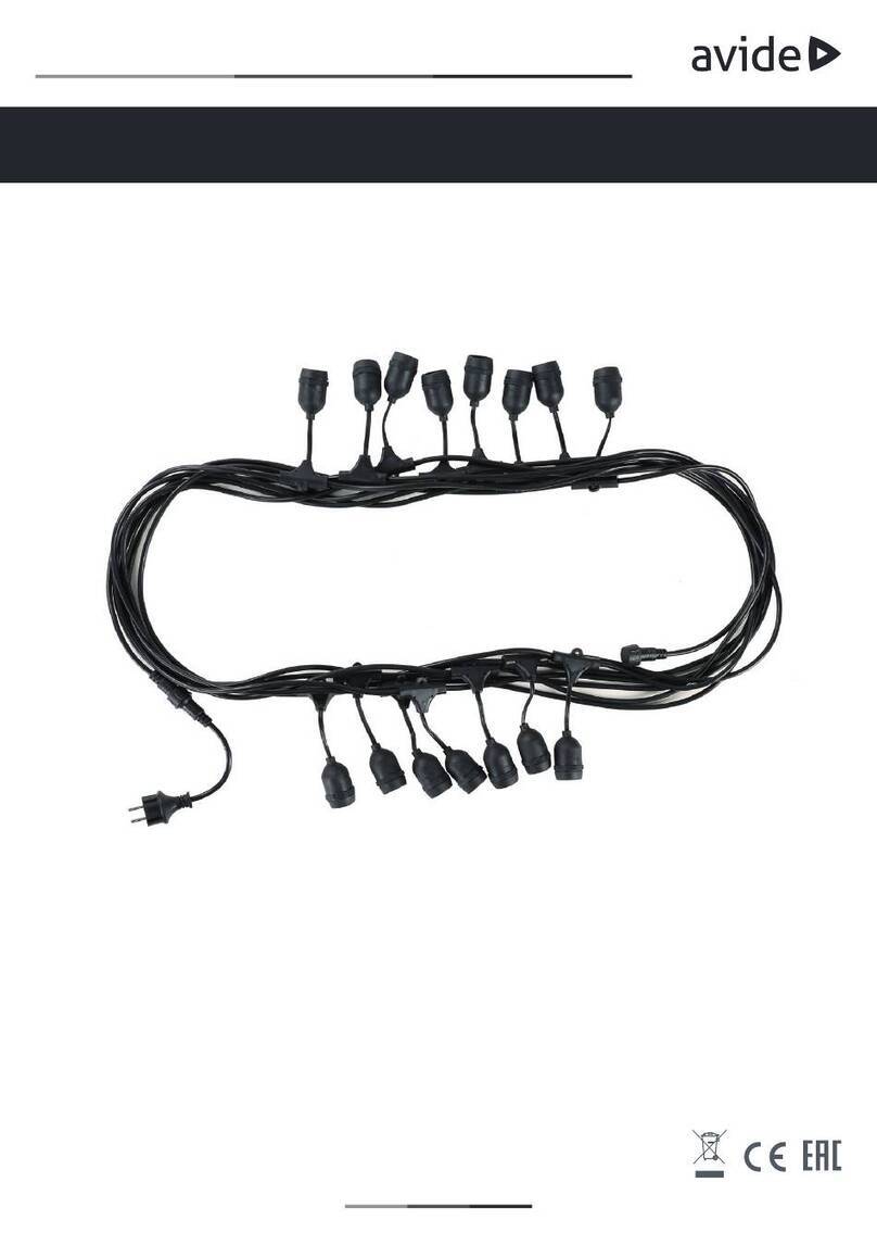 avide E27 Manuel utilisateur