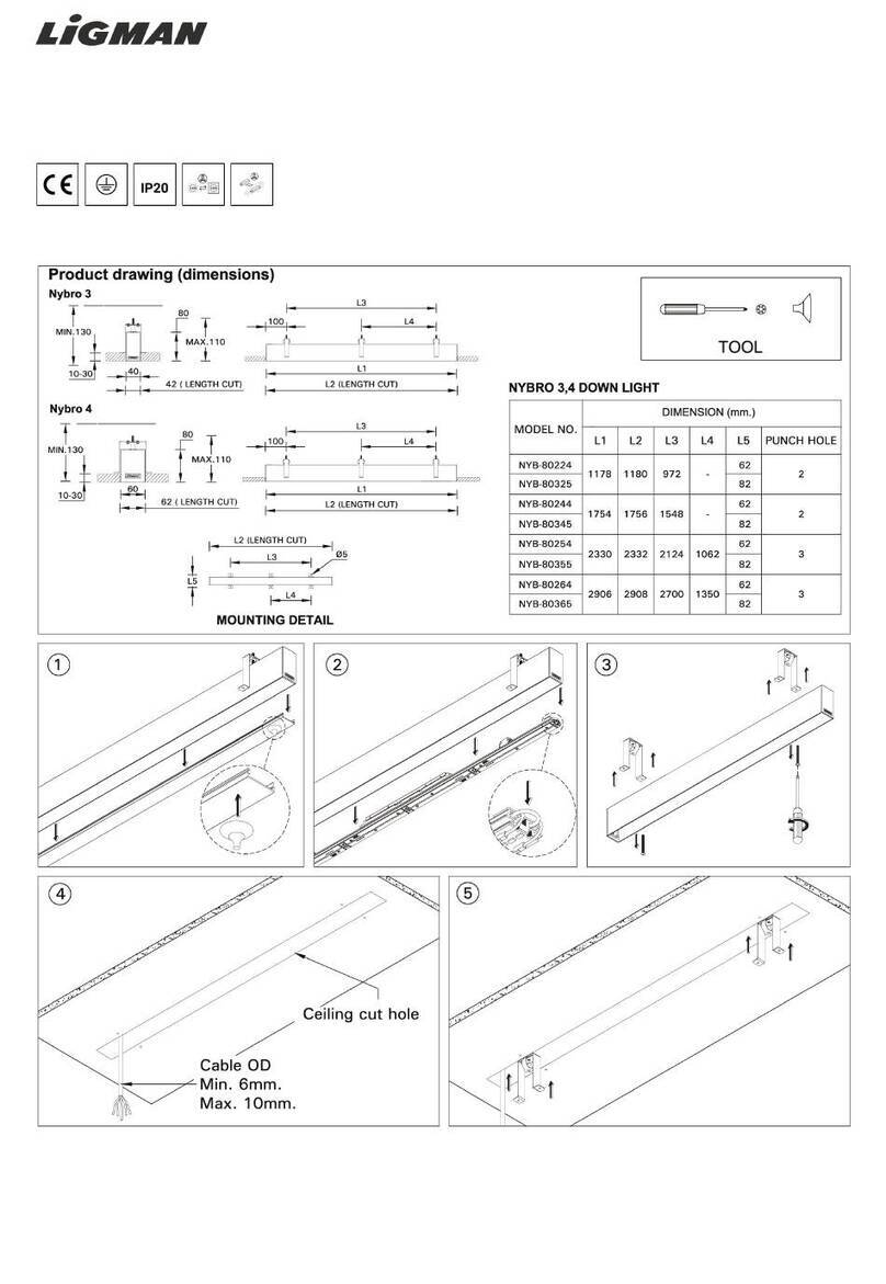 LIGMAN NYB-80345 Manuel utilisateur