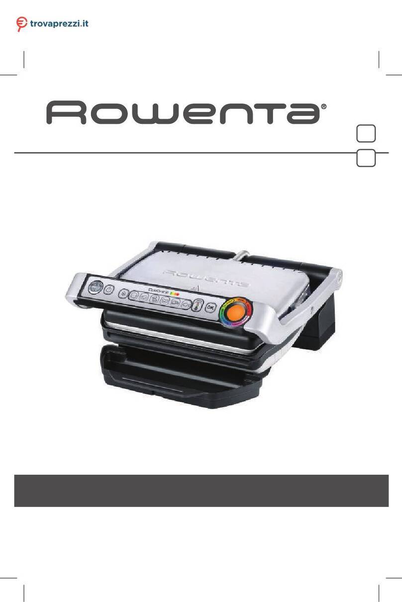 Rowenta OptiGrill+ GR712 Manuel utilisateur