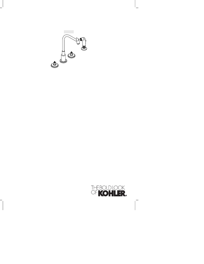 Kohler K-8220 Manuel utilisateur