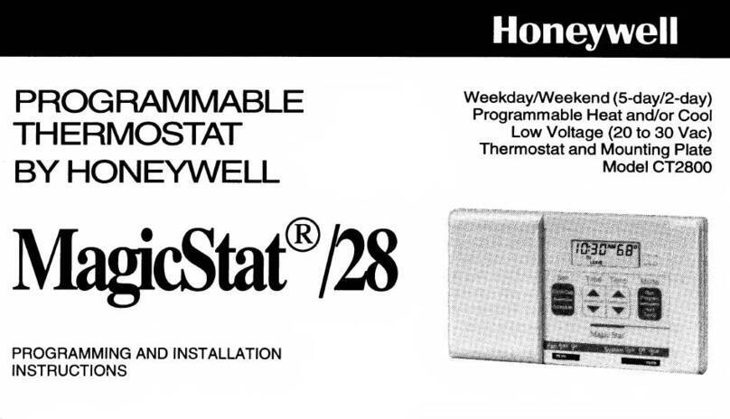 Honeywell MagicStat /28 Manuel utilisateur Honeywell MagicStat /28 Manuel utilisateur