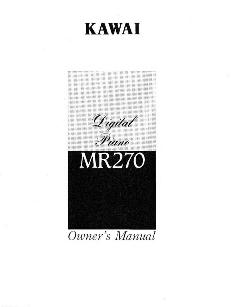 Kawai MR270 Manuel utilisateur