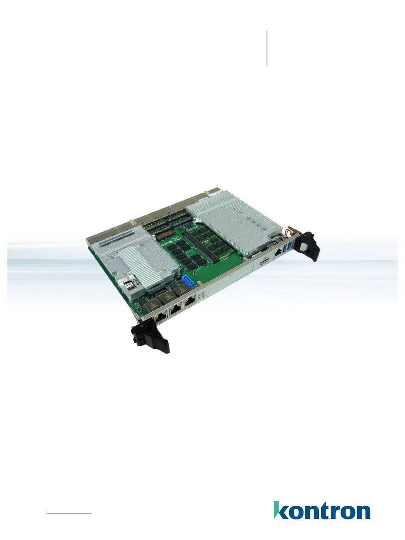 Kontron CP6007-SA Manuel utilisateur