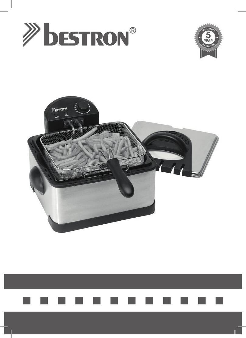 Bestron CRISPY & CO DF402B Manuel utilisateur