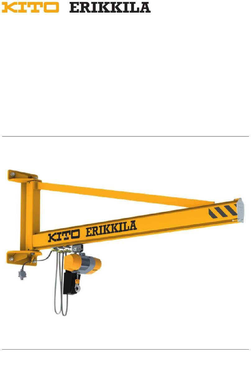 KITO ERIKKILA PROSYSTEM Series Manuel utilisateur