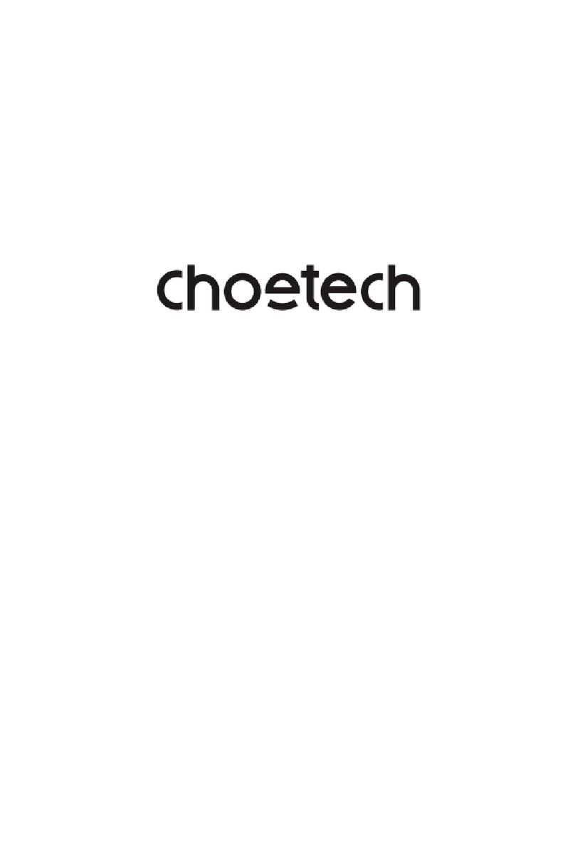 Choetech T518 Manuel utilisateur
